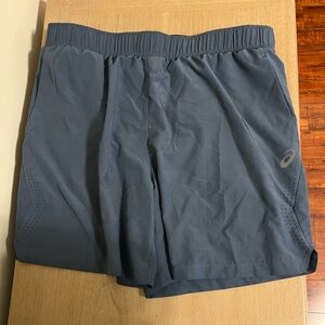 Asics Men's Blue Athletic Shorts